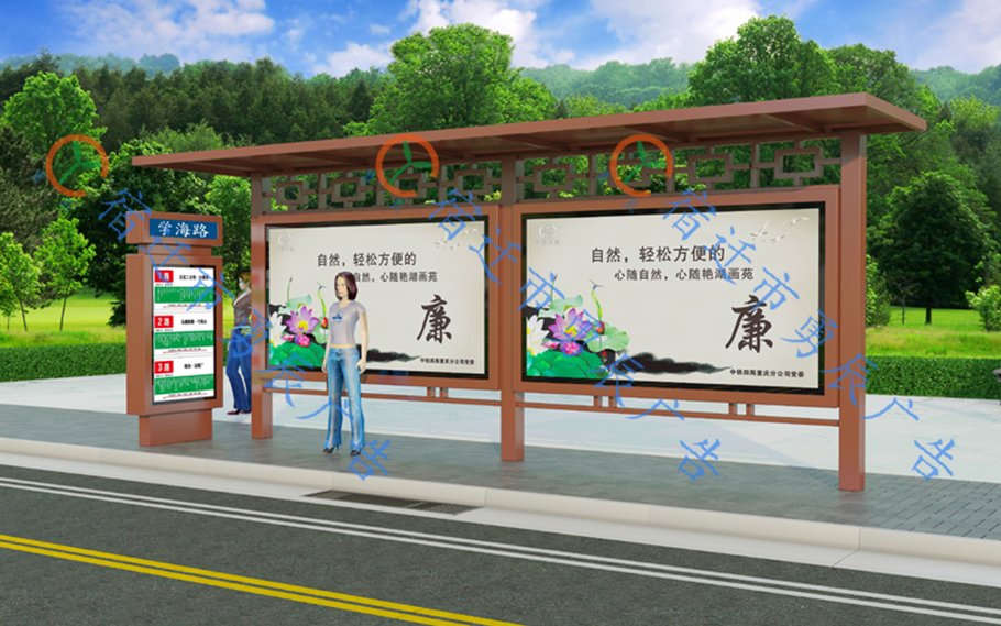 仿古候車(chē)亭發(fā)貨